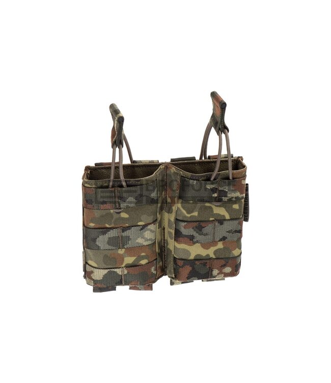 Clawgear 5.56mm Open Double Mag Pouch Core - Flecktarn