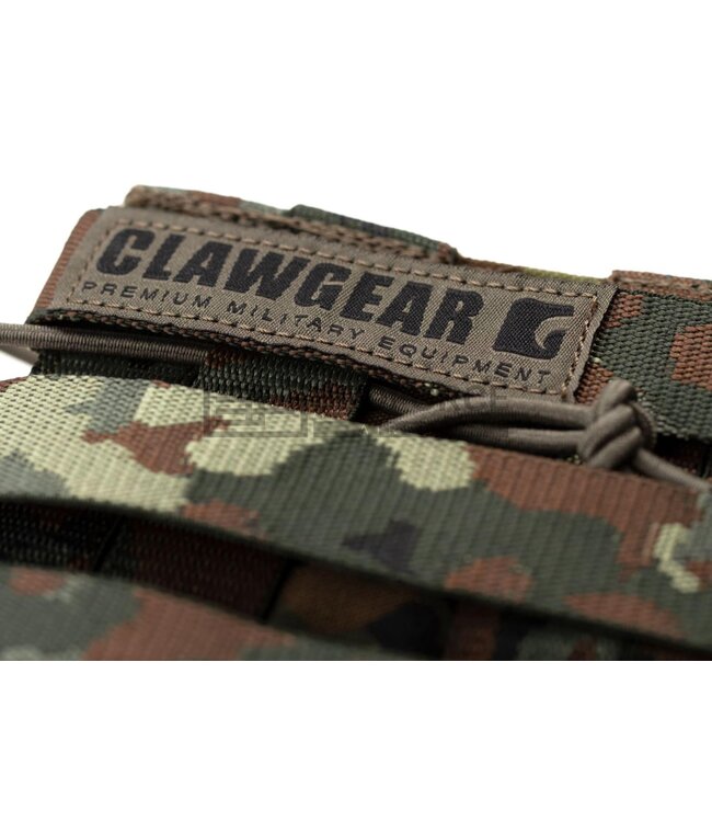 Clawgear 5.56mm Open Double Mag Pouch Core - Flecktarn