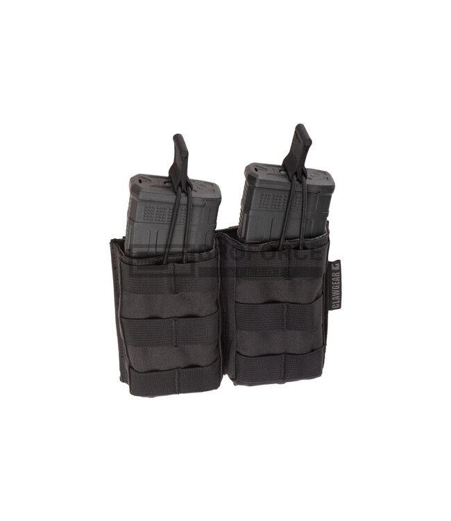 Clawgear 5.56mm Open Double Mag Pouch Core - Black