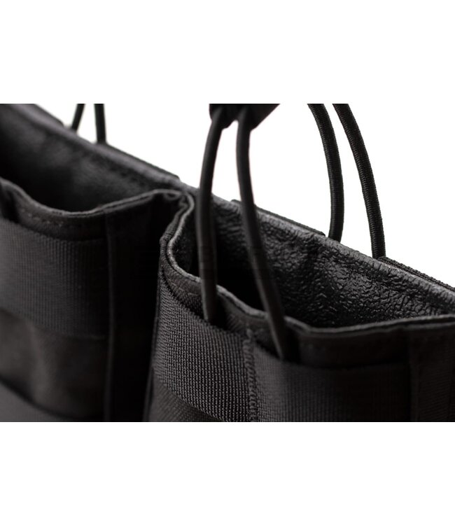 Clawgear 5.56mm Open Double Mag Pouch Core - Black