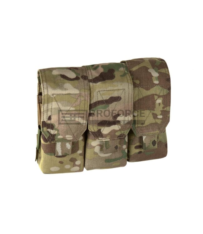 Warrior Triple Covered Mag Pouch M4 5.56mm - Multicam