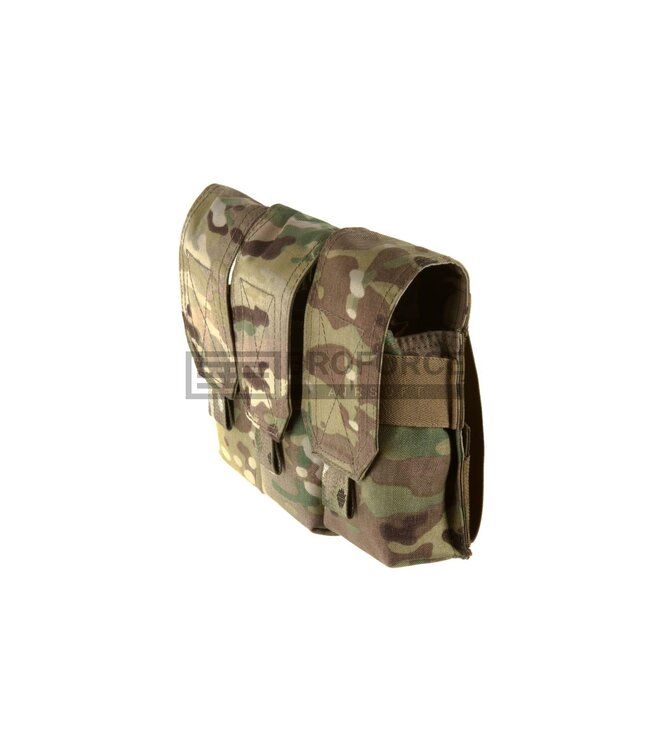 Warrior Triple Covered Mag Pouch M4 5.56mm - Multicam