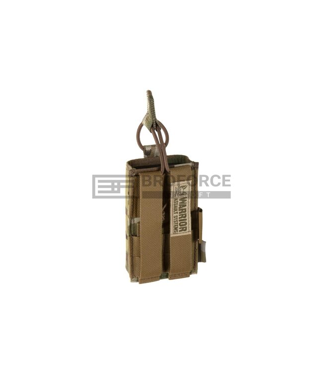 Warrior Single Open Mag Pouch 5.56mm with Shotgun Strip - Multicam