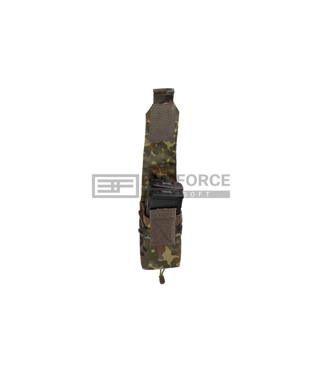 Clawgear 5.56mm Single Mag Stack Flap Pouch Core - Flecktarn