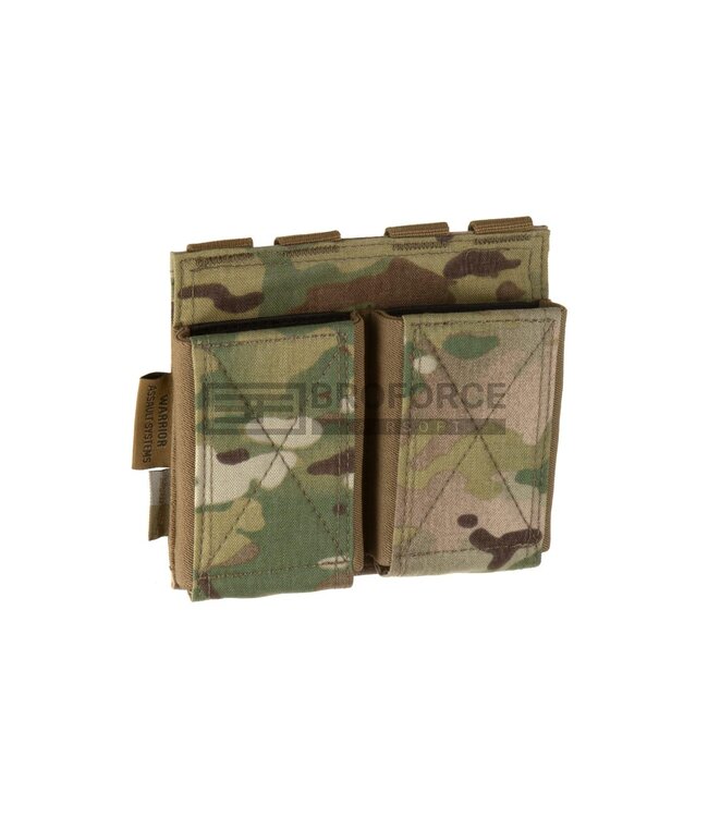Warrior Double Elastic Mag Pouch - Multicam