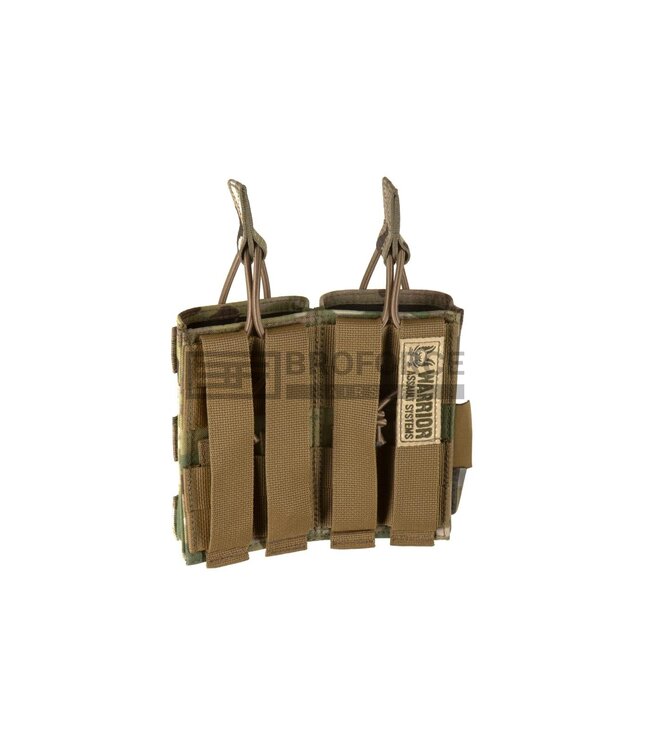 Warrior Double Open Mag Pouch M4 5.56mm - Multicam