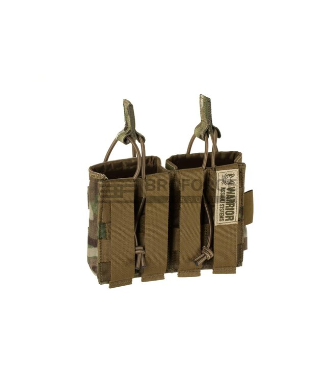 Warrior Double Open Mag Pouch G36 - Multicam