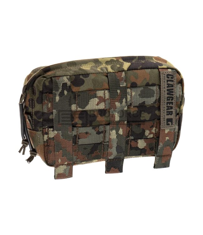Clawgear Medium Horizontal Utility Pouch Core - Flecktarn