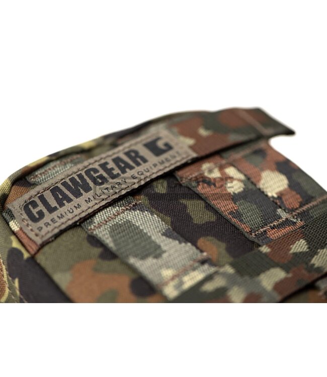 Clawgear Medium Horizontal Utility Pouch Core - Flecktarn