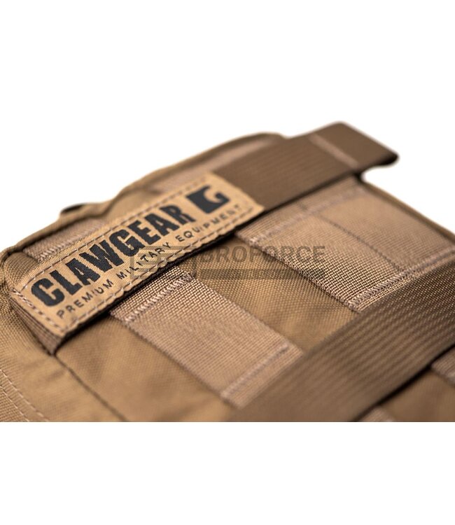 Clawgear Medium Horizontal Utility Pouch Core - Coyote