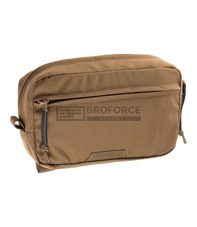 Clawgear Medium Horizontal Utility Pouch Zipped Core - Coyote