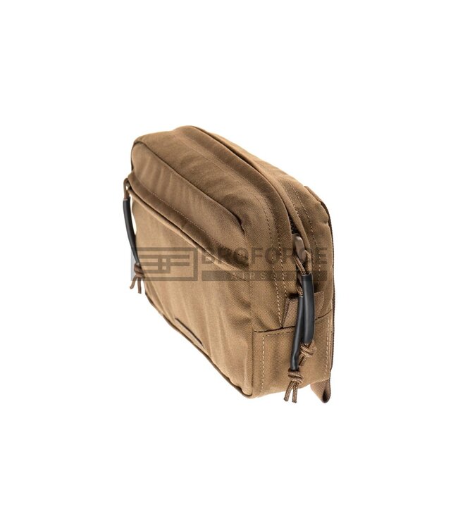 Clawgear Medium Horizontal Utility Pouch Zipped Core - Coyote