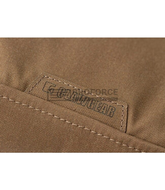 Clawgear Medium Horizontal Utility Pouch Zipped Core - Coyote