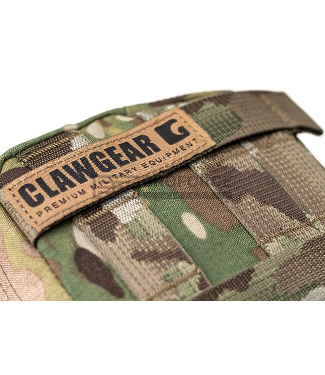 Clawgear Medium Horizontal Utility Pouch Zipped Core - Multicam