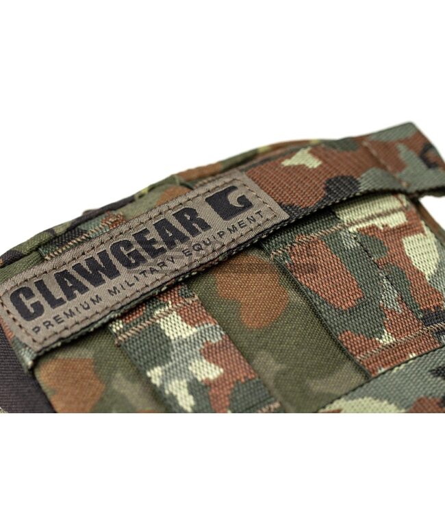 Clawgear Medium Horizontal Utility Pouch Zipped Core - Flecktarn