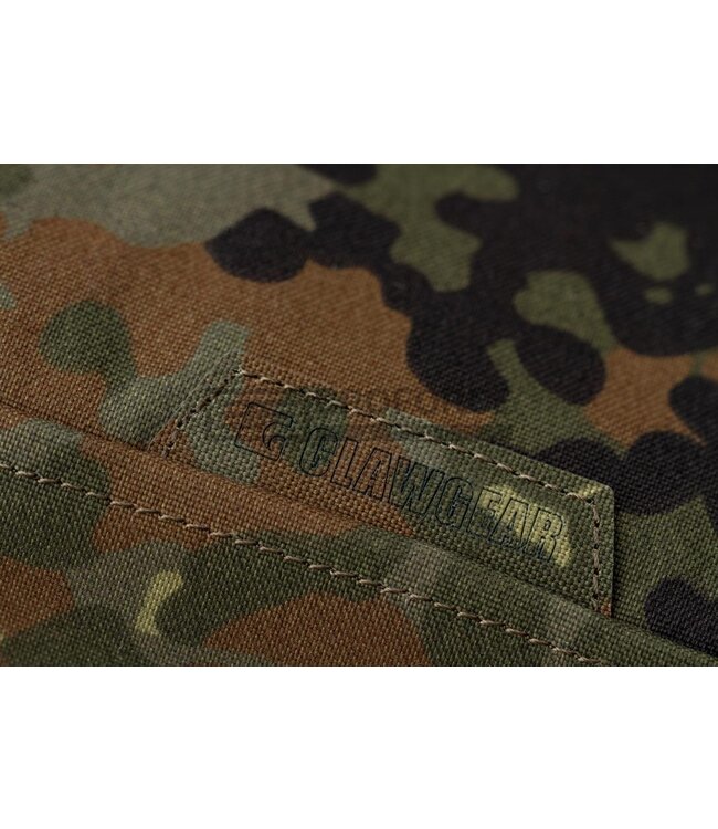 Clawgear Medium Horizontal Utility Pouch Zipped Core - Flecktarn