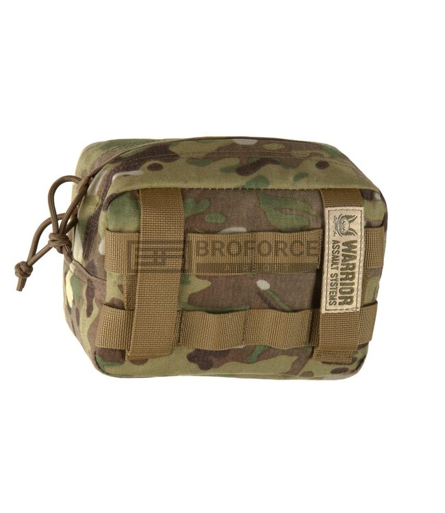 Warrior Horizontal Utility Pouch Zipped - Multicam