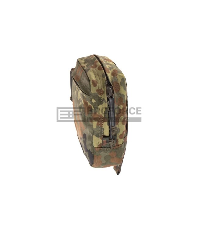 Clawgear Medium Vertical Utility Pouch Zipped Core - Flecktarn