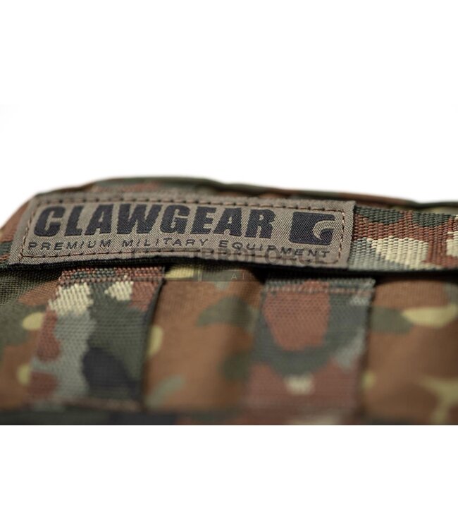 Clawgear Medium Vertical Utility Pouch Zipped Core - Flecktarn