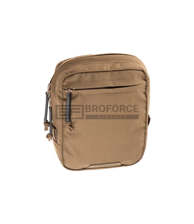 Clawgear Medium Vertical Utility Pouch Zipped Core - Coyote
