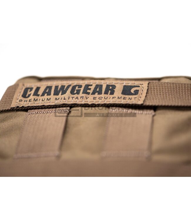 Clawgear Medium Vertical Utility Pouch Zipped Core - Coyote