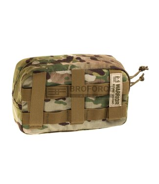 Warrior Medium Horizontal MOLLE Pouch Zipped - Multicam