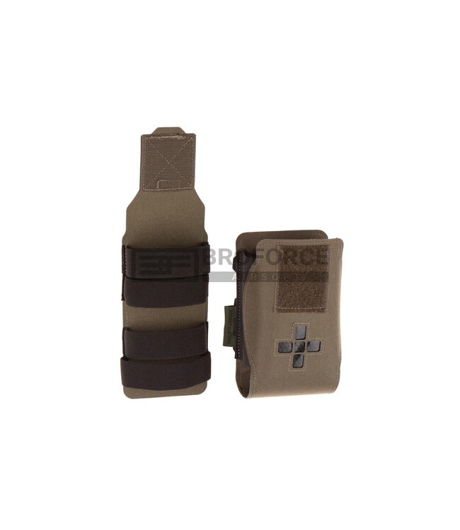 Warrior Laser Cut Small Horizontal Individual First Aid Kit Pouch - Ranger Green