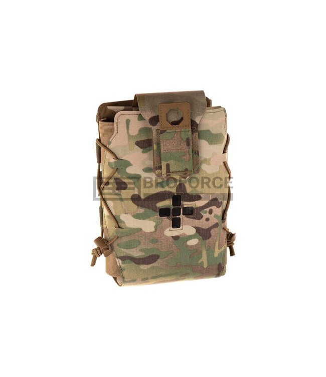 Warrior Laser Cut Large Horizontal Individual First Aid Kit Pouch - Multicam