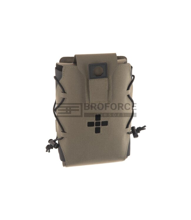 Warrior Laser Cut Large Horizontal Individual First Aid Kit Pouch - Ranger Green