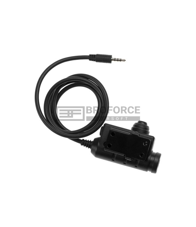 Earmor M51 Tactical PTT 3.5mm AUX - Black