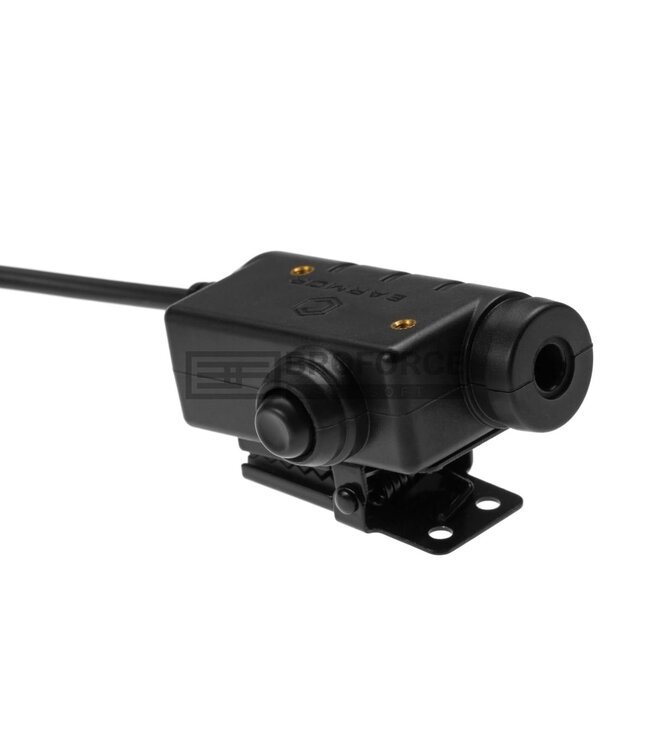 Earmor M51 Tactical PTT 3.5mm AUX - Black