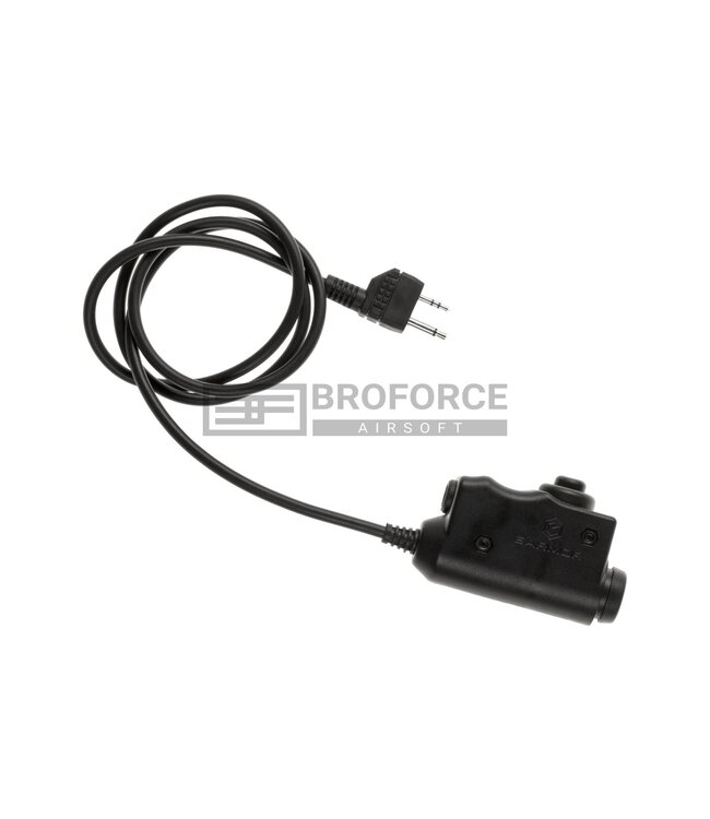 Earmor M51 Tactical PTT Midland - Black