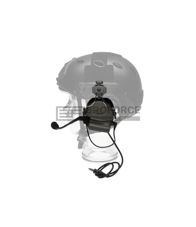 Z-Tactical Comtac II Headset FAST Military Standard Plug - Foliage Green