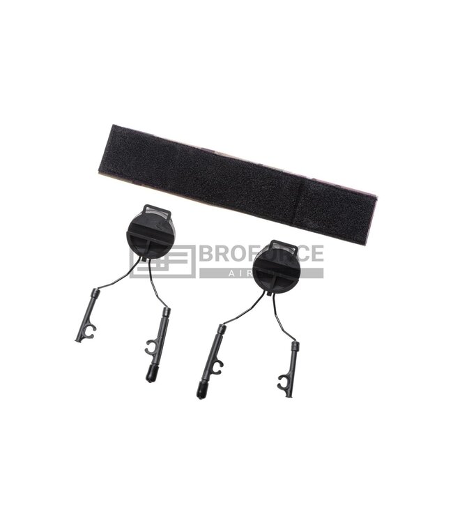 Z-Tactical Tactical Helmet Rail Adapter Set for Comtac I&II - Black