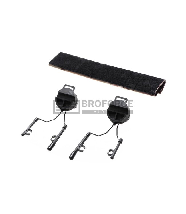 Z-Tactical Tactical Helmet Rail Adapter Set for Comtac I&II - Black