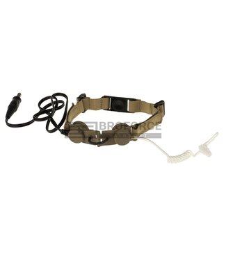 Z-Tactical Tactical Throat Mic - Dark Earth