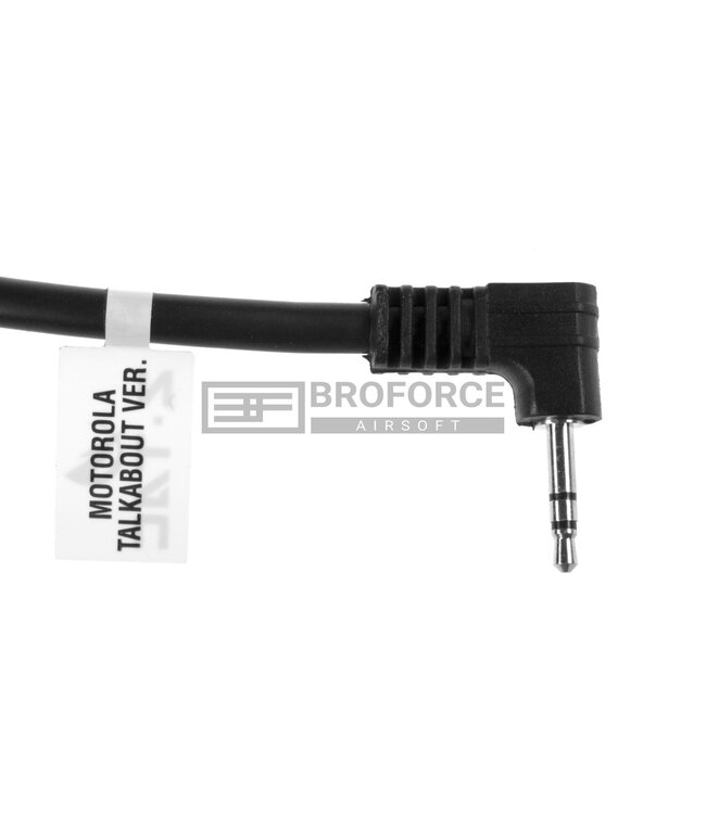 Z-Tactical Z4 PTT Cable Motorola 1-Pin Connector - Black
