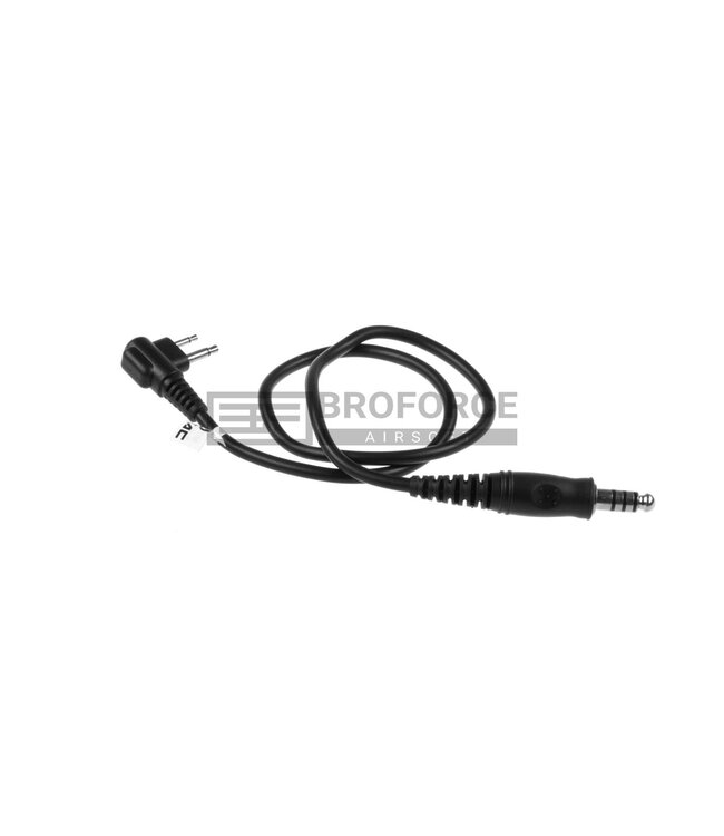 Z-Tactical Z4 PTT Cable Motorola 2-Pin Connector - Black