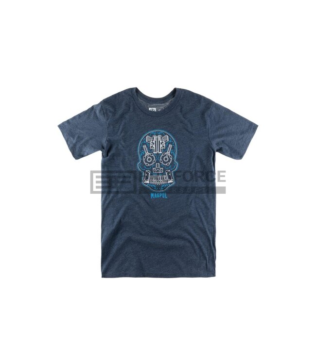 Magpul Sugar Skull Blend T-Shirt - Navy