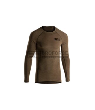 Clawgear Merino Seamless Shirt LS - Stonegrey Olive