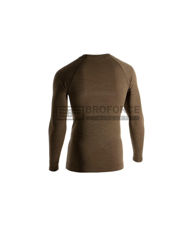 Clawgear Merino Seamless Shirt LS - Stonegrey Olive