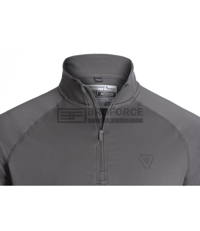 Outrider T.O.R.D. Long Sleeve Zip Shirt - Wolf Grey