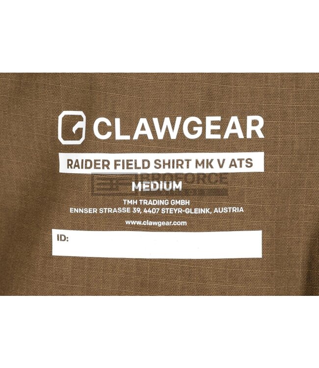 Clawgear Raider Field Shirt MK V ATS - Coyote