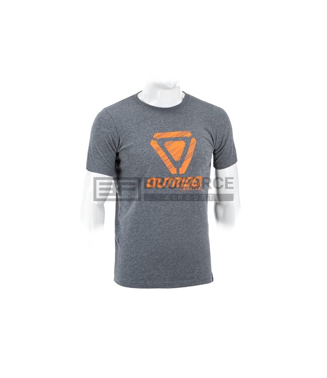 Outrider OT Scratched Logo Tee - Dark Grey