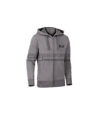 Clawgear CG Logo Zip Hoodie - Wolf Grey