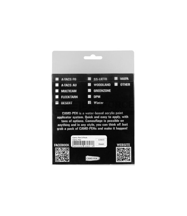 Camo Pen Camo Pen 5-Pack - Desert