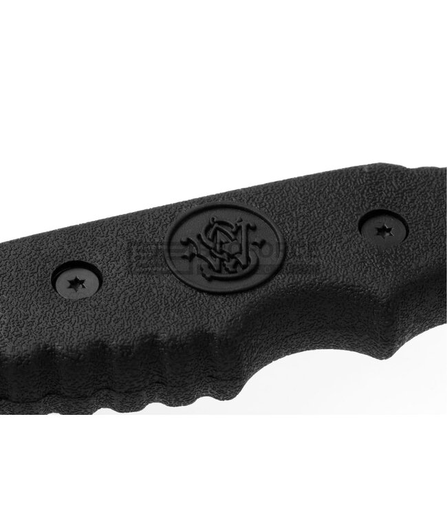 Smith & Wesson SW7S Fixed Blade Serrated Tanto - Black