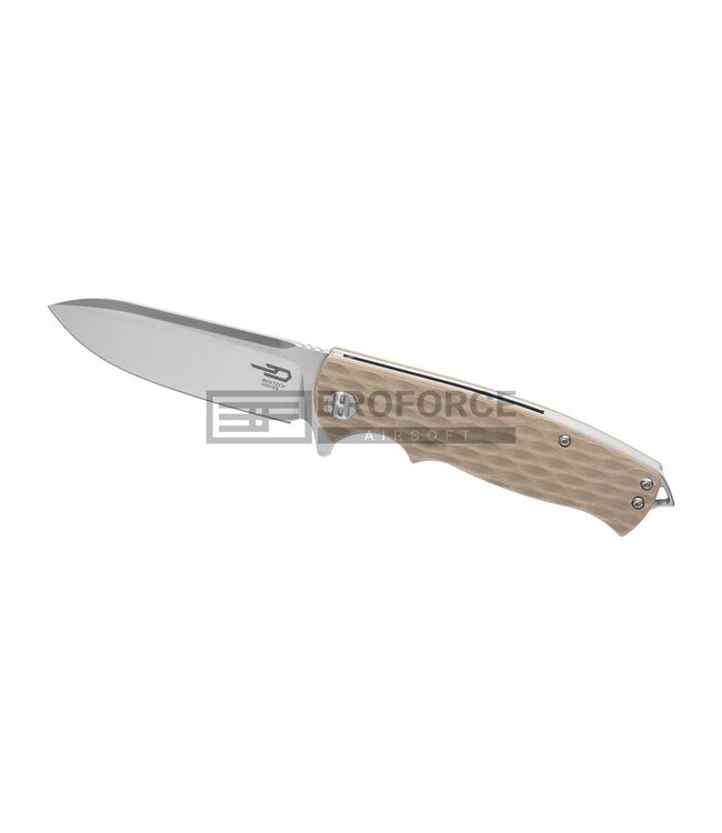 Bestech Knives Grampus G10 Linerlock Folder - Beige