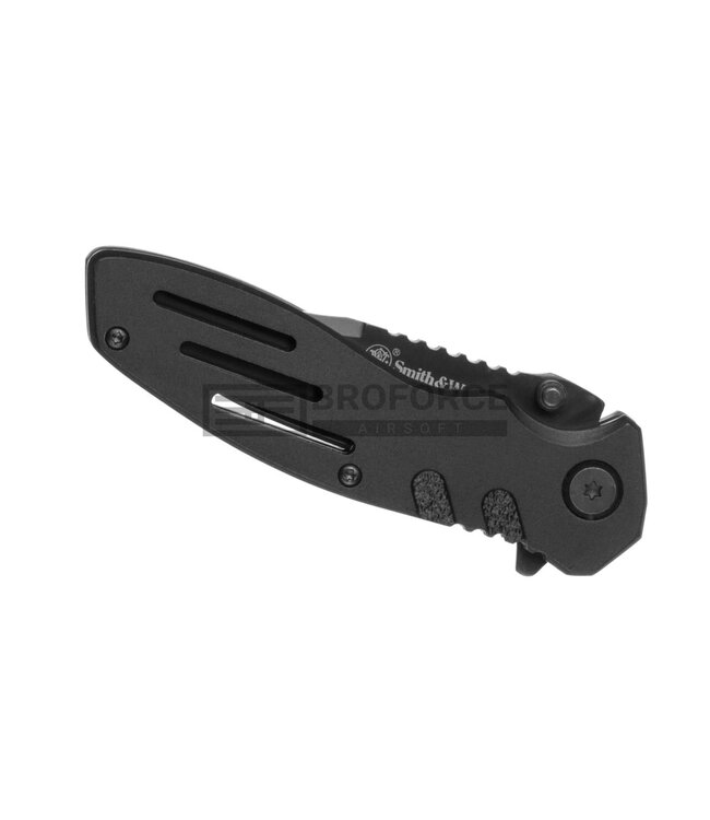 Smith & Wesson Extreme Ops SWA24S Serrated Folder - Black