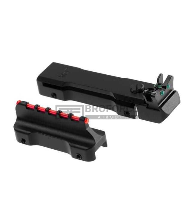 LPA Adjustable Fiber Optic Sights Set for 6-8mm Shotgun Ribs